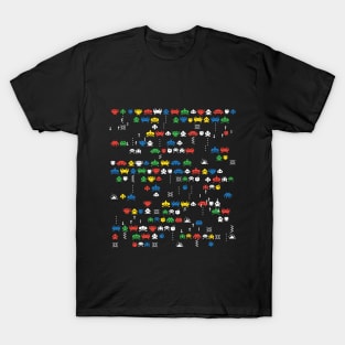 Retro Video Game Space Invaders Arcade Geek BoomBoomInk T-Shirt